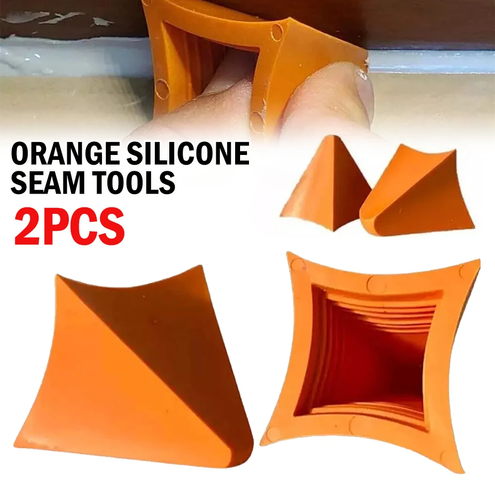 2PCS Silicone Seam Tools，Portable Adhesive Residue Scraper Seam Repair Tool Kit