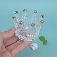Cosmetic Egg Storage Box Beauty Sponge Stand Glass Storage Case Makeup Blender Puff Holder Empty Cosmetic Transparent Puffs Box 1