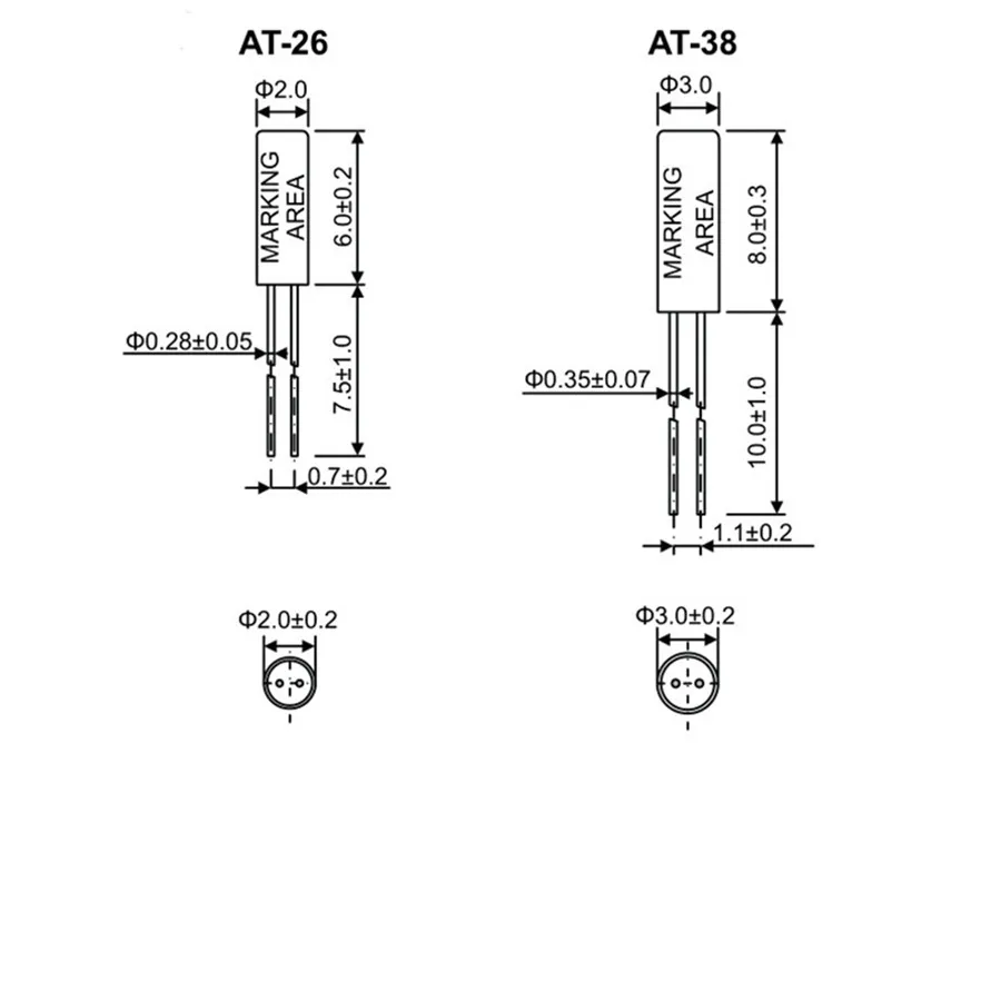 (10pcs) 32.768Khz 3*8mm Crystal Oscillator 32.768K 32768 3x8mm 308 Cylinder Quartz Frequency Resonator DIP 12.5PF &plusmn;10PPM