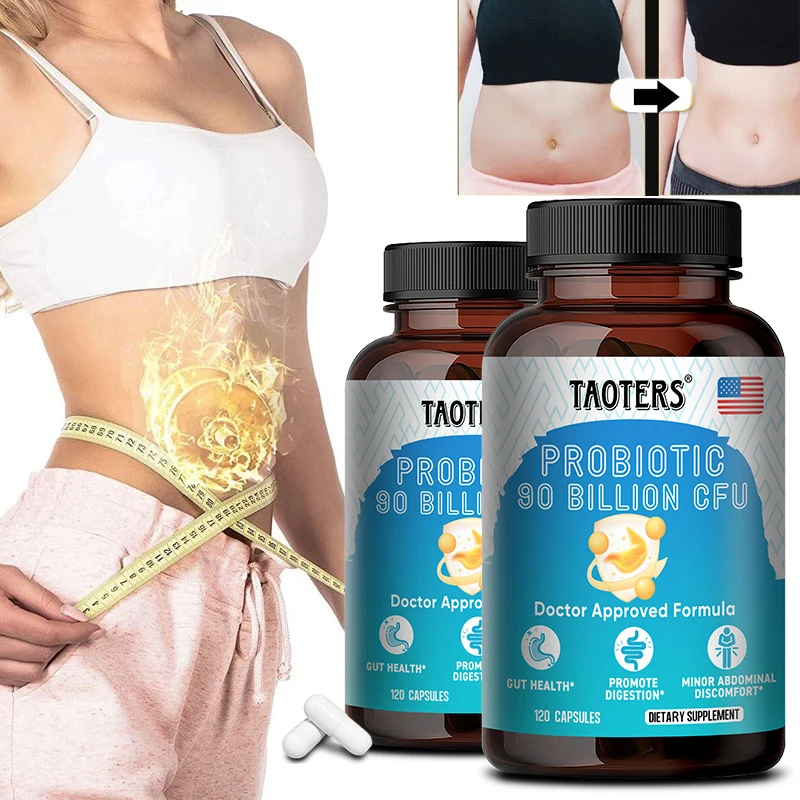 

Daily Probiotic Supplement Contains 90 Billion CFU for Women and Men - Digestion, Gut Health, Immune Support
