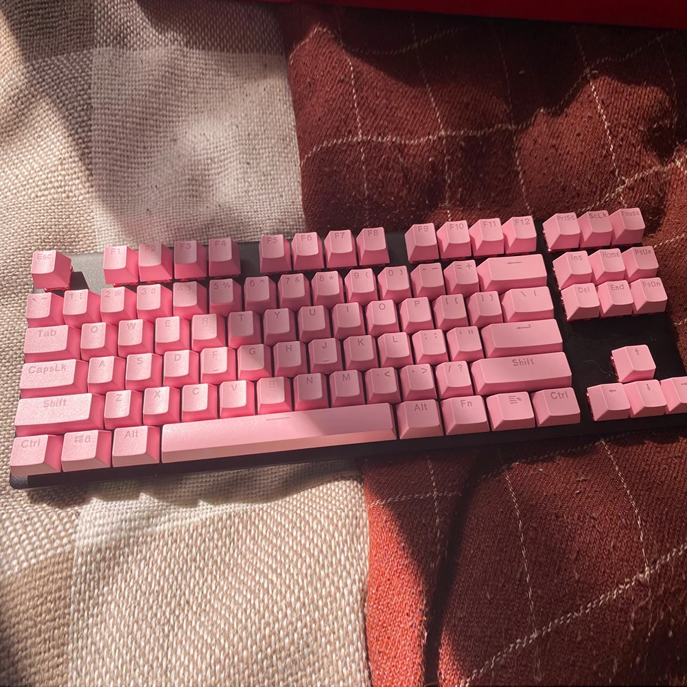 DIY 기계식 키보드 키캡, 인체 공학적 빈 키캡, Cherry MX 기계식 키보드 교체 백라이트 키, 104 개