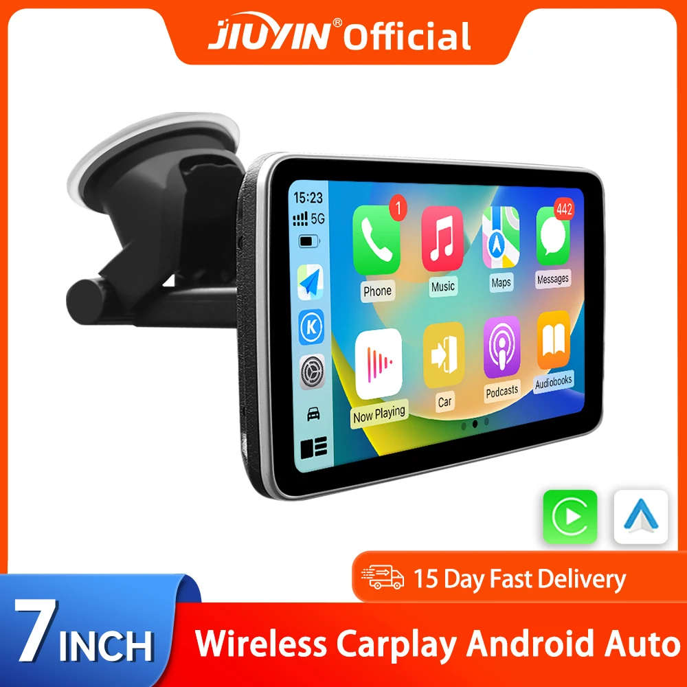 7Inch Car Radio Multimedia Video Player Touch Screen Wireless Apple CarPlay Tablet Android Auto