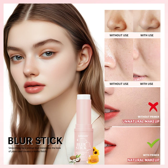 Face Primer Stick Invisible Pore Base Stick Makeup Concealer Isolation Makeup Front Pore Base Modifying Skin Color Primer Makeup
