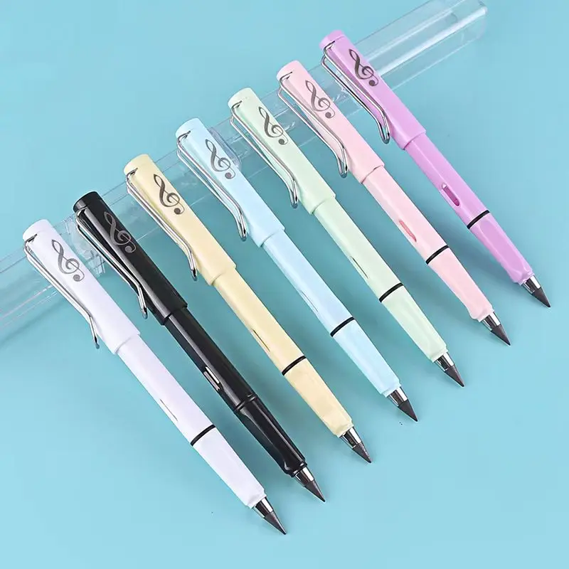 

Music Note Eternal Pencil Student Stationery HB Pencil Non-toxic Inkless Pencil Constant Pen Music Gift