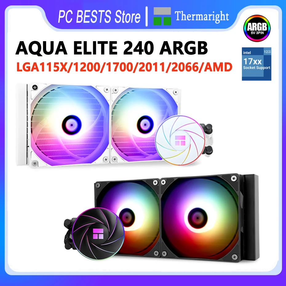 Lga1700 Cpu Cooler Water Water Cooling Radiator Am4 Aio Water
