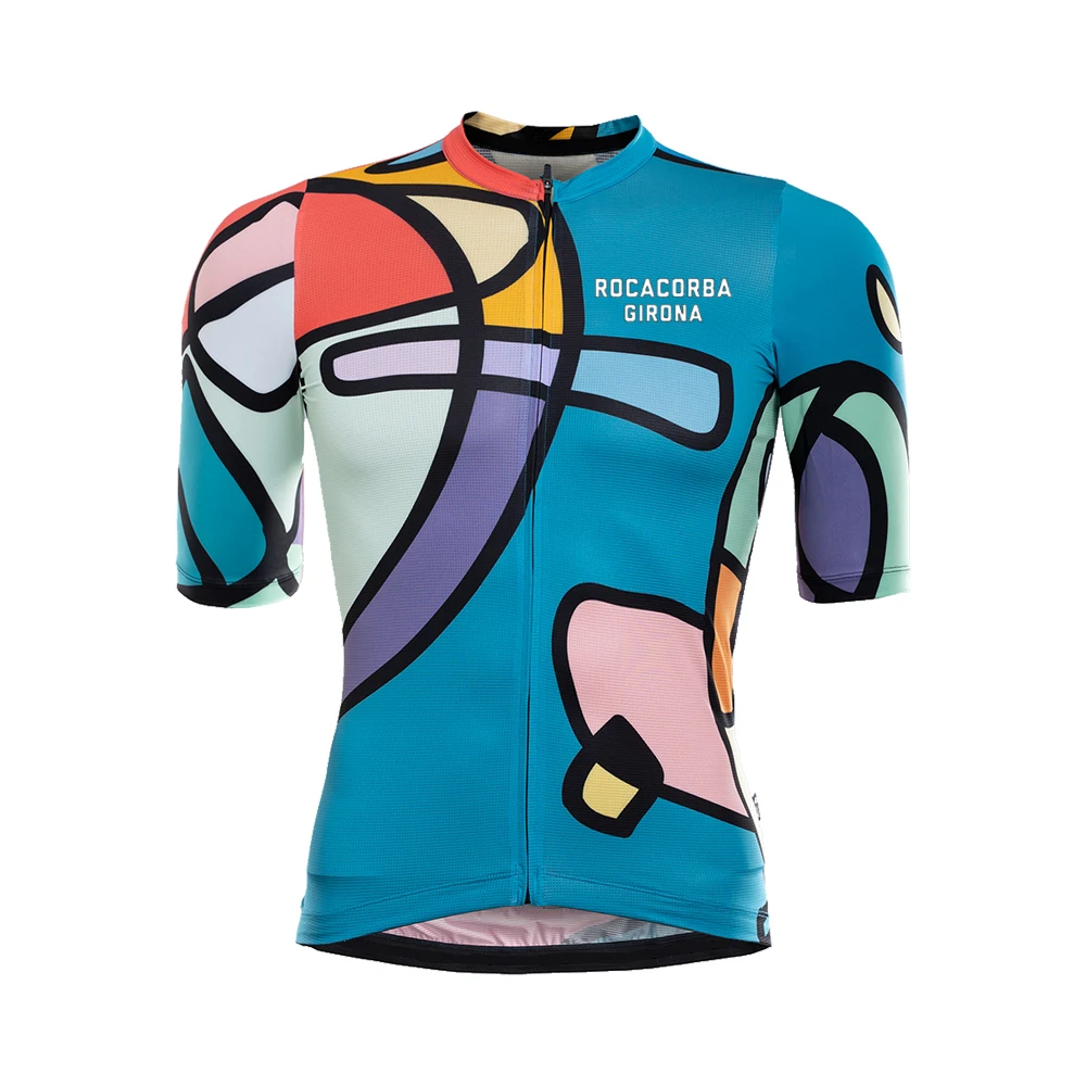 Rocacorba Girona Cycling Jersey Men Road Bike Jersey