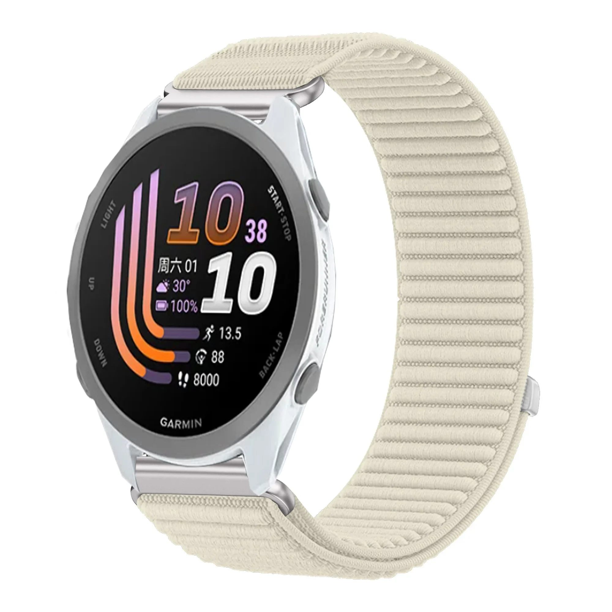 Sport Nylon Loop Strap - Adjustable Wristband for Garmin Forerunner & Venu