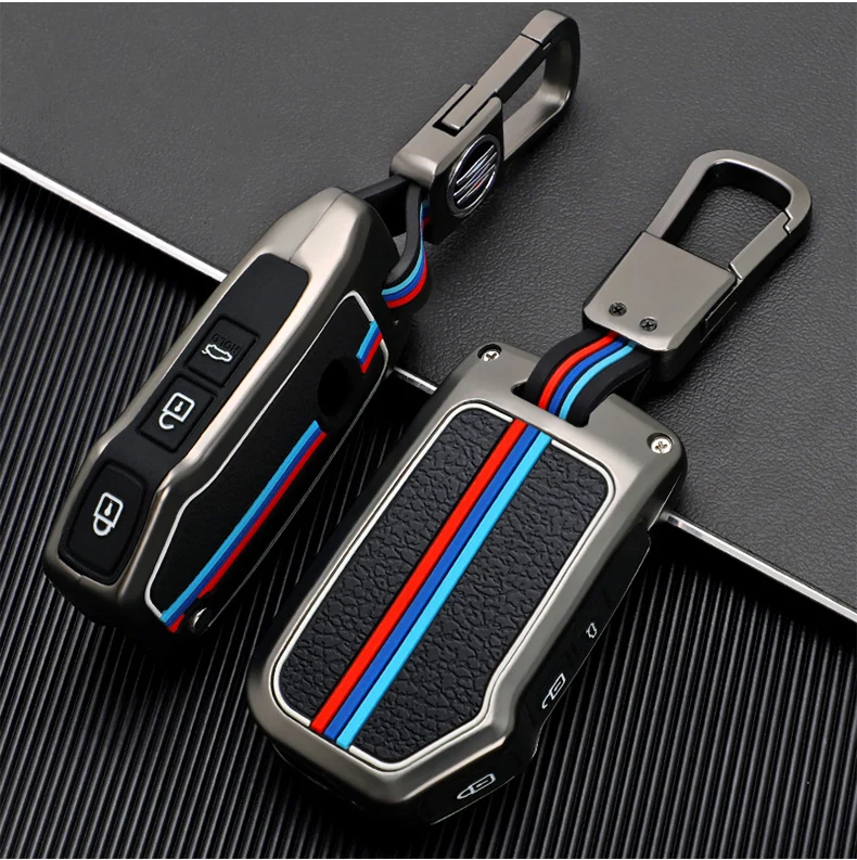 Custodia per chiave a distanza per auto in lega di zinco proteggi Shell Fob per KIA Sportage R GT Stinger GT Sorento Ceed CD Cerato Forte 2018 2019 - S3ca788f6cefa48f0ba0abc5aa4da5ac2y