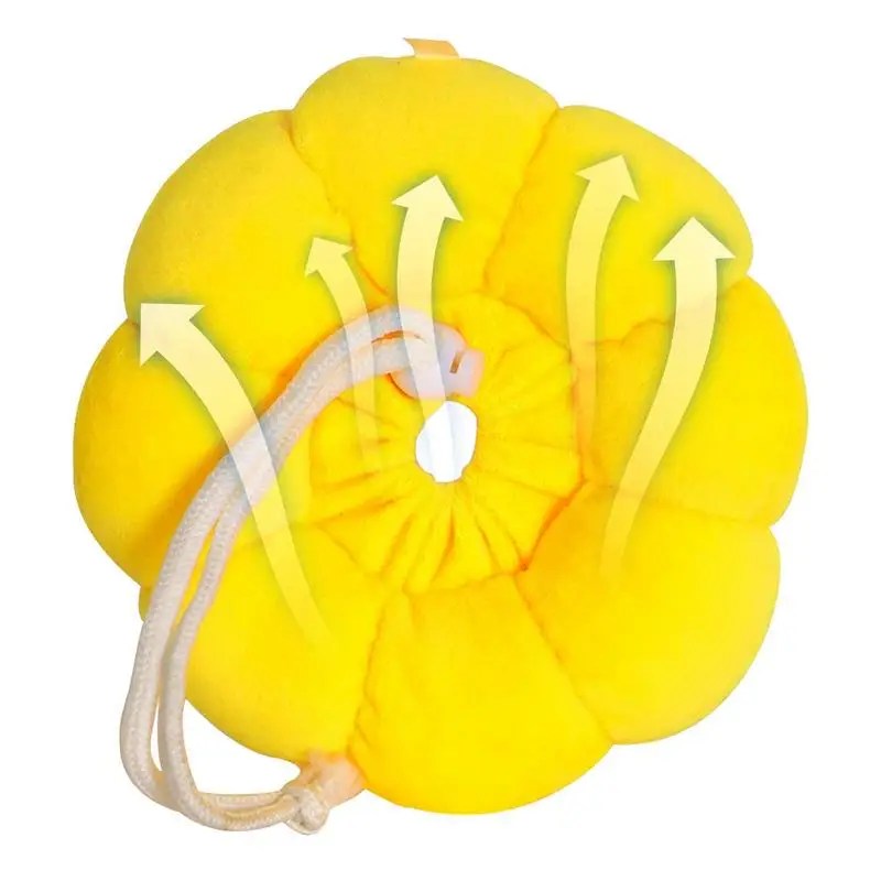 

Cat Cones To Stop Licking Sunflower Shape Anti Licking Adjustable Cotton Collar Small Cats & Dogs Breathable Elizabethan Collar