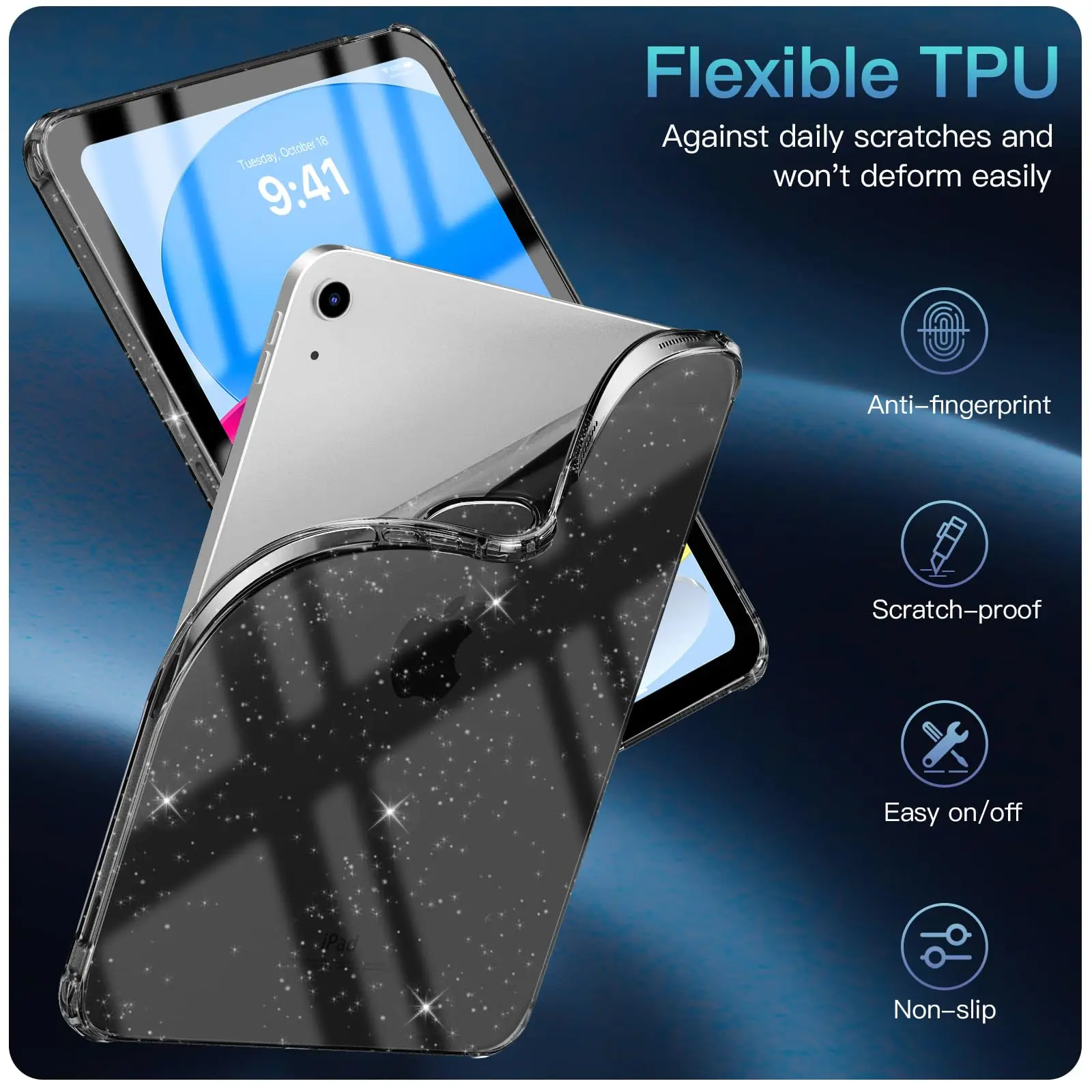 Shimmering Glitter TPU Soft Silicone Case