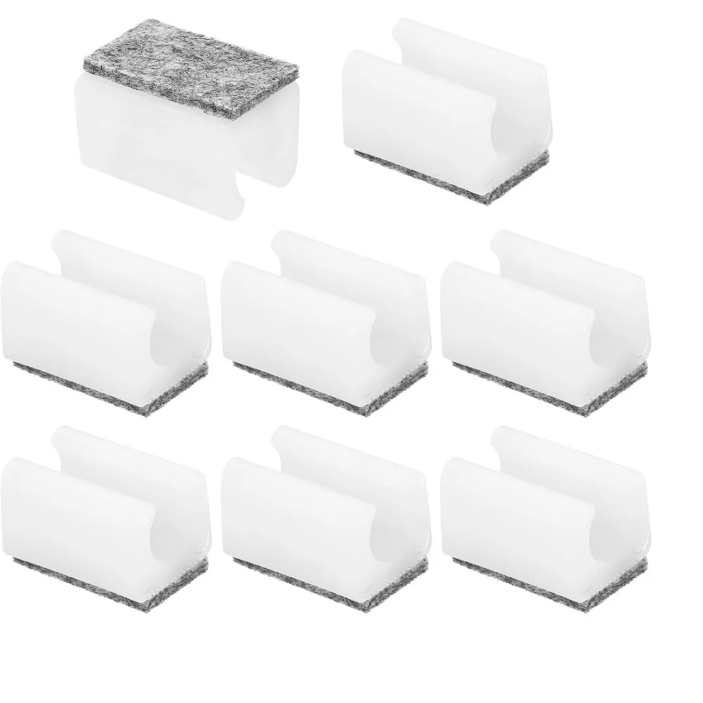 8-Pack Chair Leg Covers with Felt Pads for Smooth, Scratch-Free Gliding