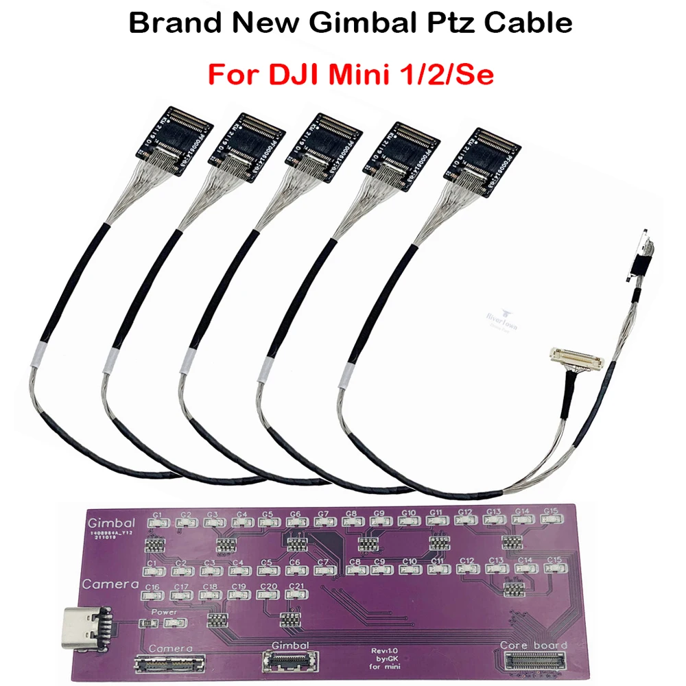1pcs/5pcs Gimbal Ptz Cable for DJI Mini 1/2/Se Camera Signal Transmission Line with Tester Spare Parts In Stock drone accessories