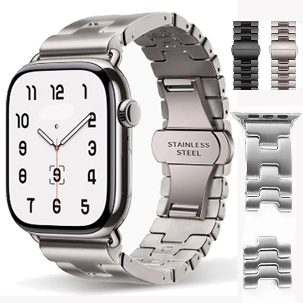Premium Stainless Steel Watch Strap Bracelet - Universal Design