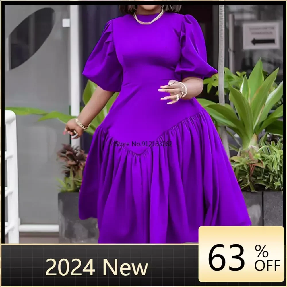 

Plus Size Evening Dresses African Women Party Gown Ankara Ruffle Sleeve Robe Ankara Dashiki Outfits Ladies Boubou Gown Kaftan