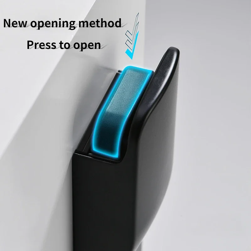 Invisible door lock without handle for Indoor room wooden door Silent lock body safe and anti-collision