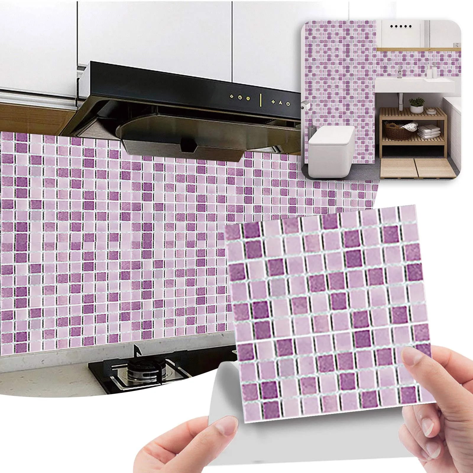 

Creative 3D Tile Stickers Simulation Decoration DIY Floor Plane Wall Stickers Fishnet Decorations