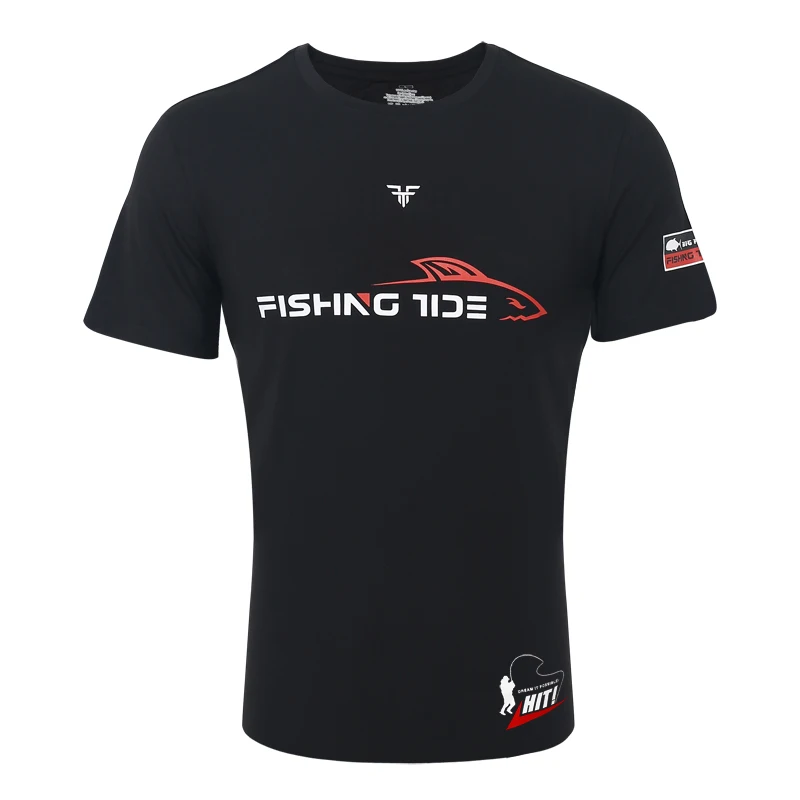 New Men Fishing Clothing Summer Outdoor Sports Breathable Quick Drying T-shirt Short sleeved Printed Man Fisherman Top