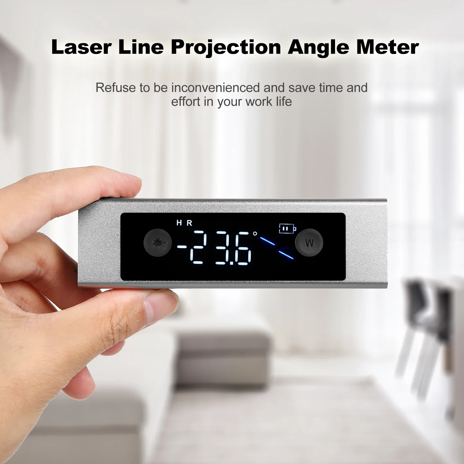 Digital Angle Finder Rechargable Digital Angle Gauge Multifunctional Measuring Device Wood Working Tools Laser Level digital angle protractor,carpenter measuring tool,angle measuring tool