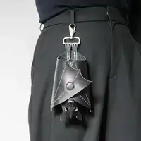 Porte-monnaie en cuir PU, sac gothique chauve-souris, porte-clés, porte-monnaie avec ailes pliables pour le shopping, les voyages, le travail, les événements scolaires, les activités de plein air 1
