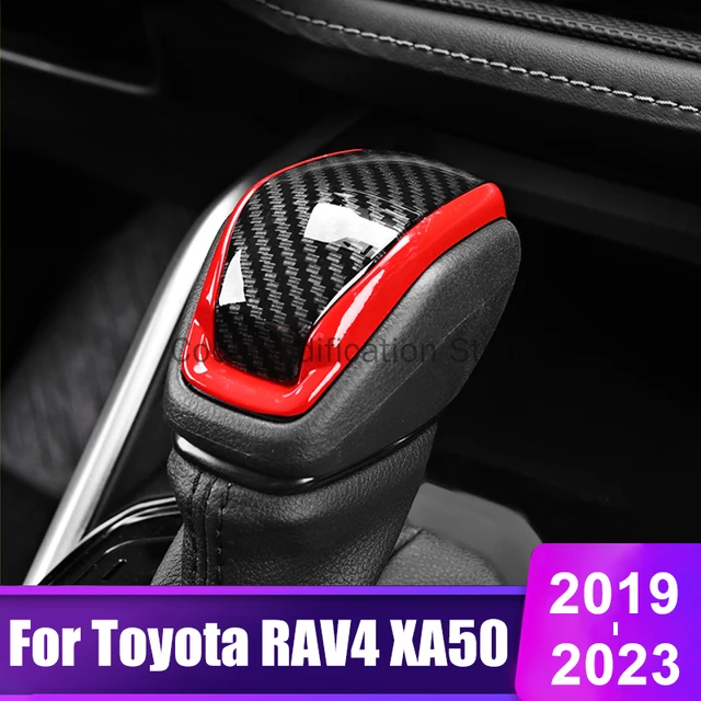 Gear Shift Knob Cover Trim Compatible with Toyata RAV4 XA50 2019