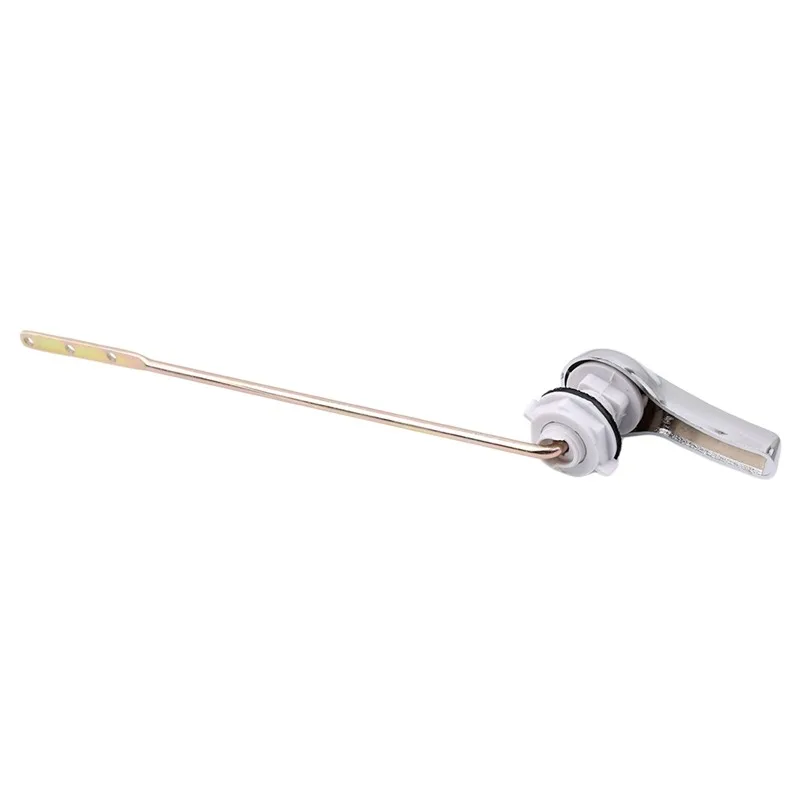 New Universal Toilet Tank Flush Lever 1pcs Household Chrome Finish Wrench Handle Fits Most