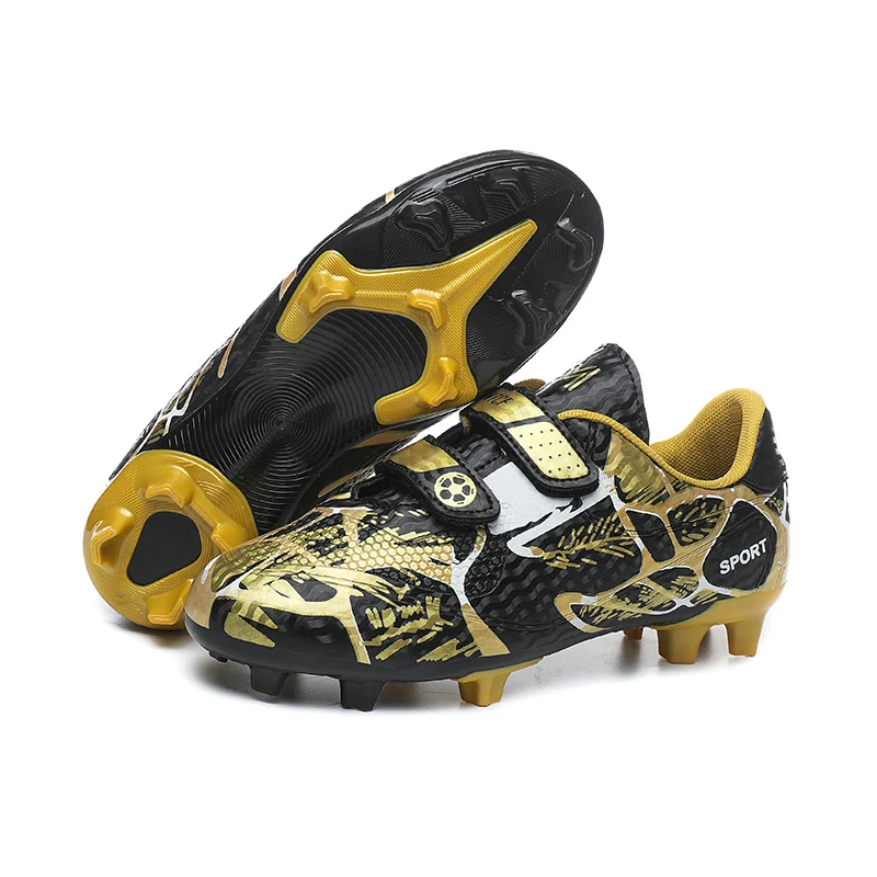 

Soccer Shoes Kids TF/FG School Football Boots Boys Girls Students Cleats Training Football Boots Sport Sneakers Hook&Loop