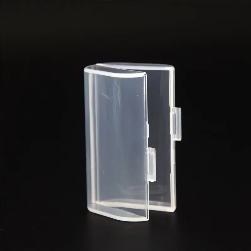 2/4/5/6/8개 투명 AA 배터리 보관 케이스, 각각 배터리 2개 수납 가능, 컴팩트하고 휴대 가능