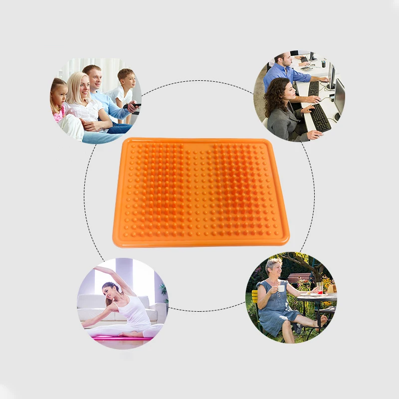 Household PVC Foot Massage Pad Acupoint Fitness Foot Pad Foot Massage Acupressure Plate Sole Health Toe Pressure Plate