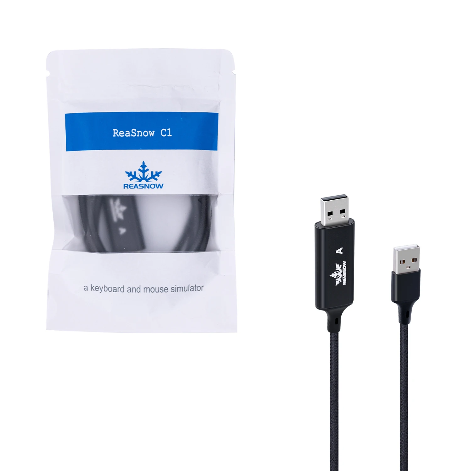 Reasnow C1 USB Cable for switching between Keyboard&Mouse mode and  Controller mode for Reasnow S1 for PC/PS5/PS4/Xbox Series X