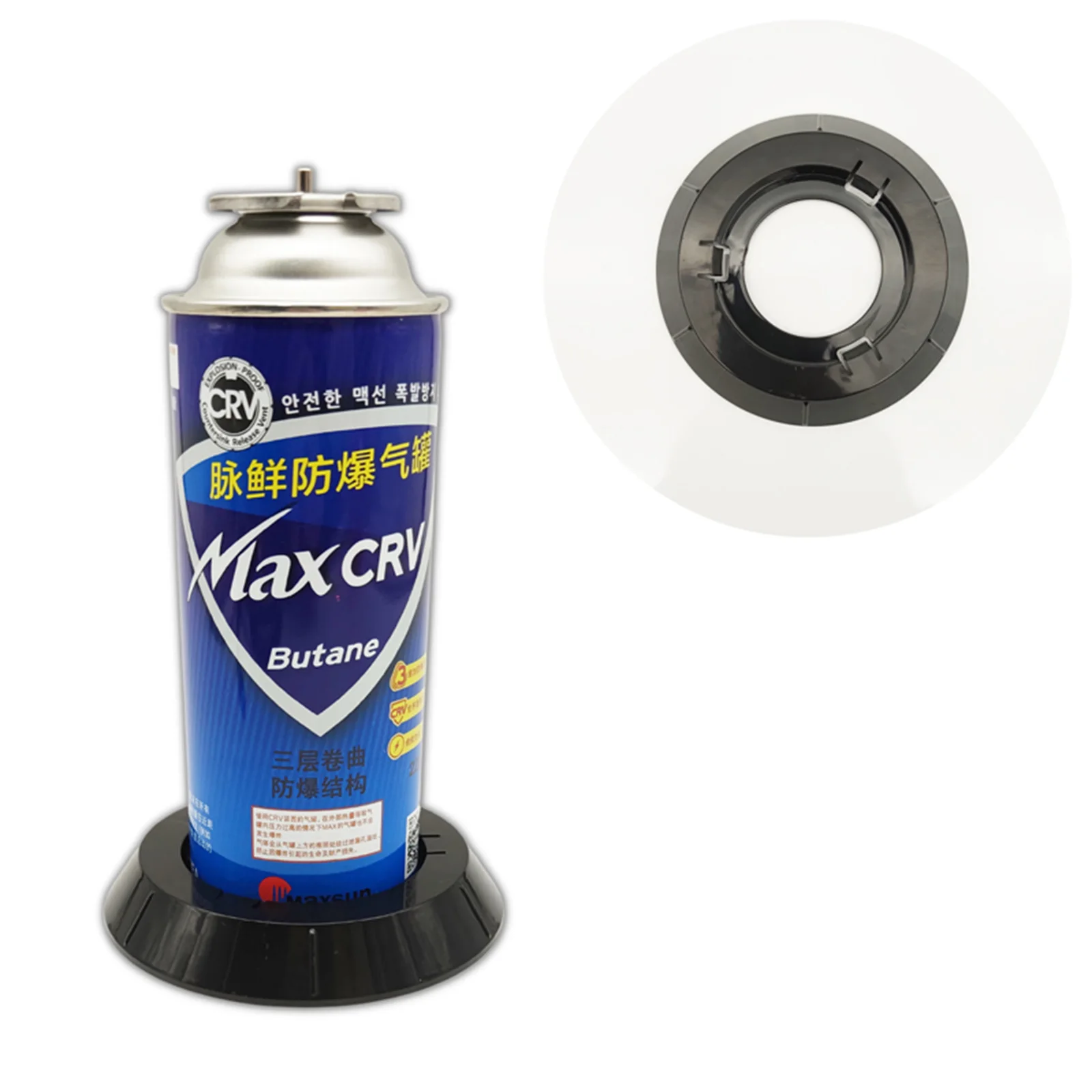 Cassette Plastic Cylinder Chassis Portable Butane Cylinder Stable Base Practical Butane Gas Tank Holder for Camping Stoves