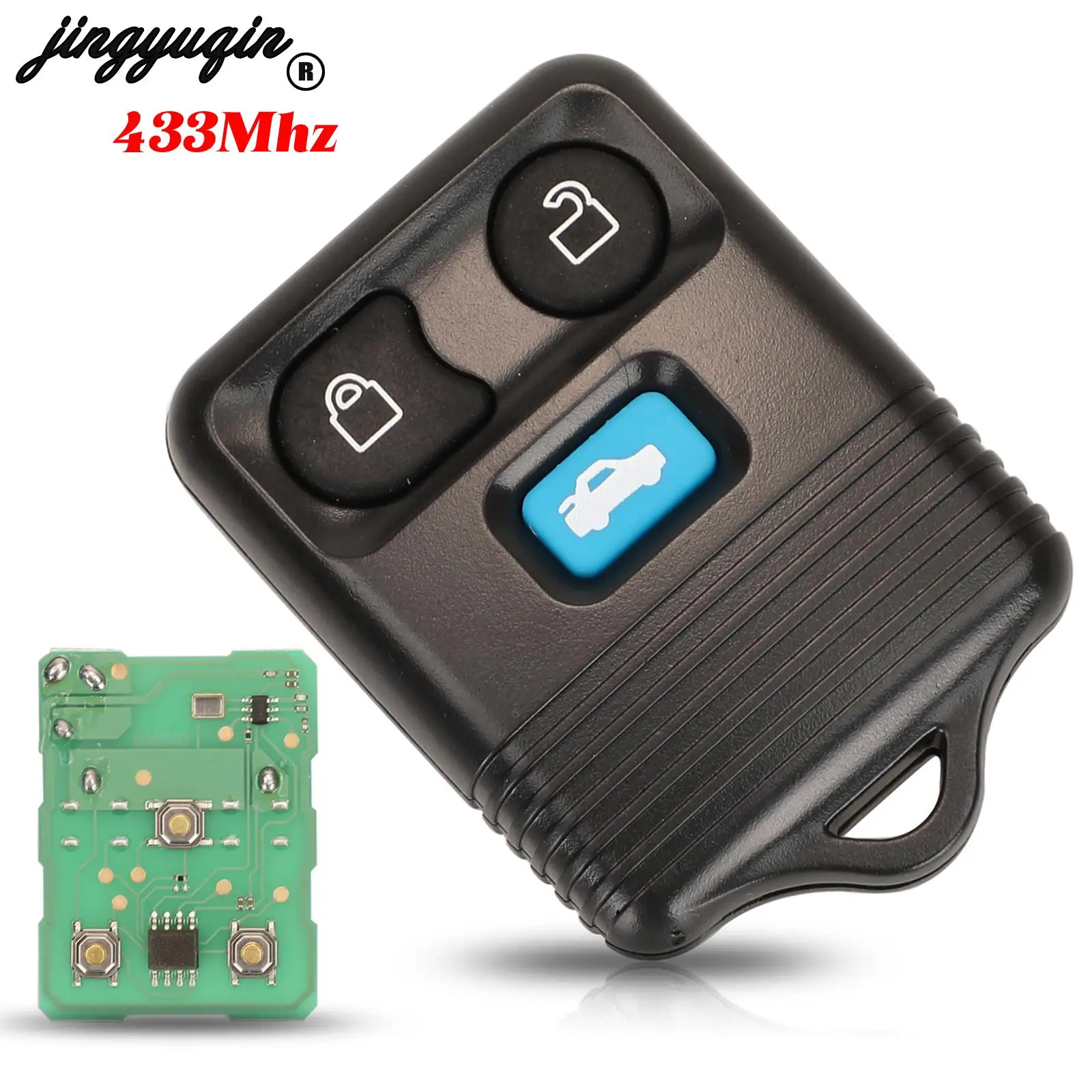 

Jingyuqin 3 кнопки 433 МГц умная фотография для Ford Transit MK6/Connect 2000 2001 2002 2003 2004 2005 2006 Замена