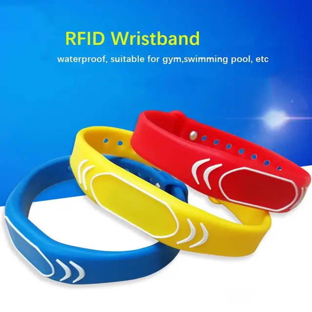 1PC 125khz EM4100 Read Only RFID Adjustable Smart Wristband, Access Control Card Wrist Band Bracelet Tag,Can Be Customized LOGO 2