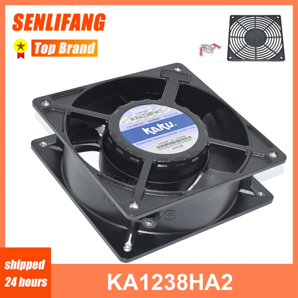 

12038 120*120*38MM High Temperature Resistance Waterproof Cooling Fan New For KAKU KA1238HA2 220V Socket Type Standard Cooler