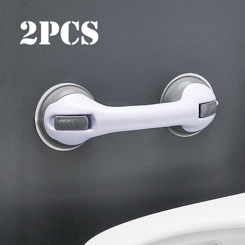 1/2pcs ดูดถ้วยฝักบัวจับความปลอดภัยสนับสนุน Handrail ลื่นห้องน้ําคว้าบาร์ถ้วยสูญญากาศ Assist Grip อุปกรณ์ห้องน้ํา 1
