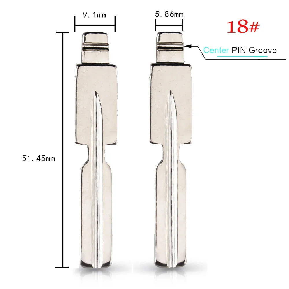Keyyou Stelo Della Chiave A Distanza Di Vibrazione In Bianco Per Bmw E36 E39 E38 E63 E83 E53 1 2 3 Serie Di Chiave Dell'Automobile Lama Hu58 Hu92 67 #
