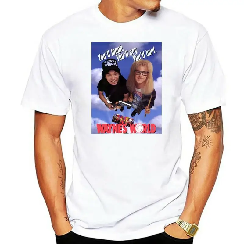 Waynes World T Shirt 4K Bluray Dvd Poster Tee Piccolo Medio Grande O Xl Sciolto Plus Size? Maglietta