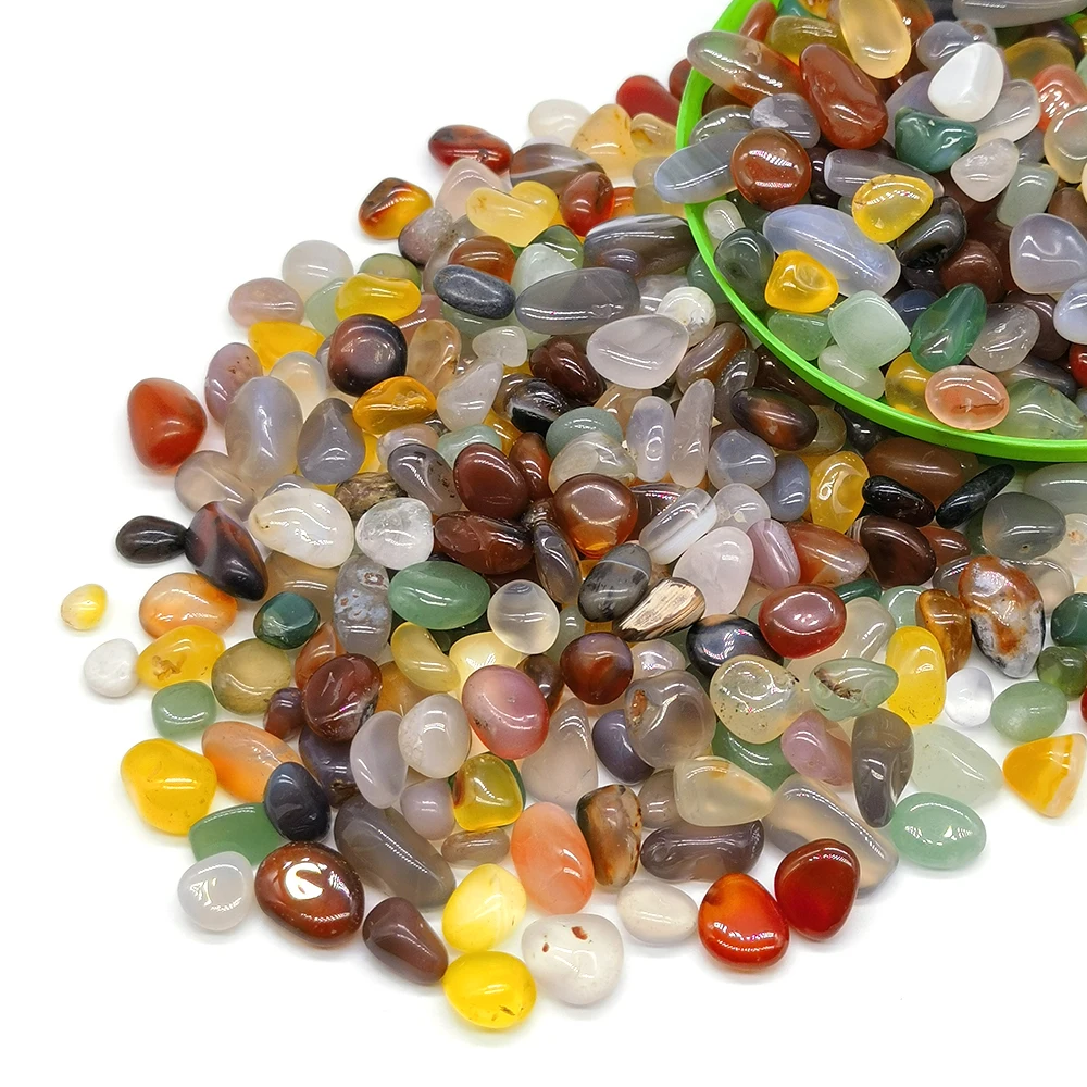 Colorful Natural Crystal Gravel for Reiki Healing and Home Decor