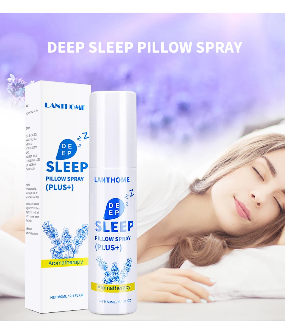 New 60ml Aromatherapy Deep Sleep Pillow Spray Chloroform Lavender