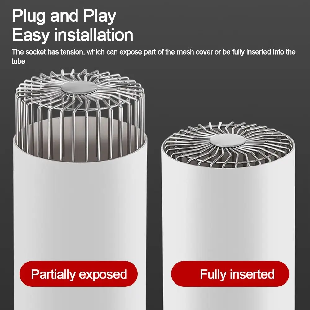 สแตนเลสสตีลท่อระบายน้ําชั้น Leaf Debris TRAP Downpipe กรองรางน้ํา GUARD Anti-blocking ระเบียงระบายน้ําฝาครอบ 1