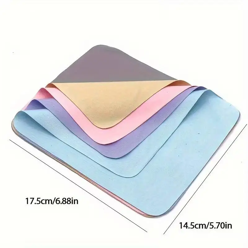 1/8개 무작위 렌즈 청소용 천 ? 안경, 카메라, 휴대폰 및 태블릿 화면, 피아노, 보석류, 다용도용