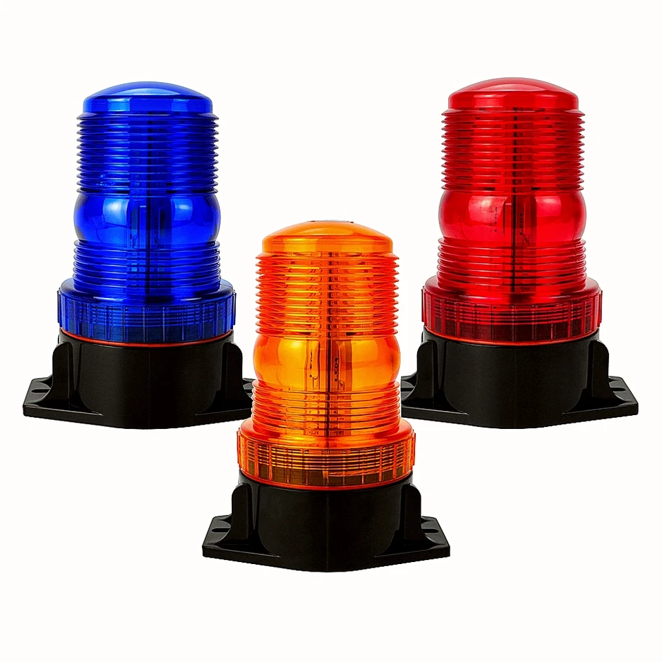Lumière stroboscopique LED 12 V-24 V - Phare d'avertissement d'urgence clignotante de sécurité
