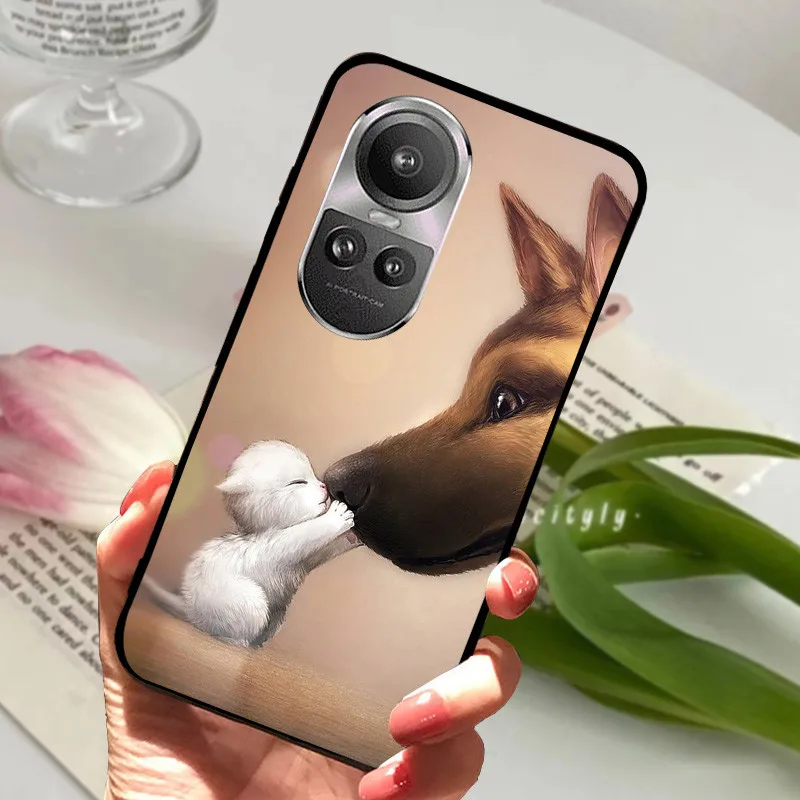 Shockproof Soft TPU Silicone Phone Cover with Cartoon Design