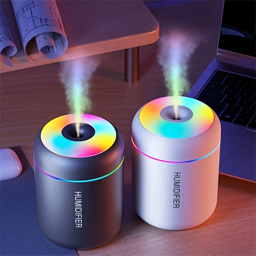Air humidifier aromatic diffuser aromatherapy spray lamp suitable for automotive household bedroom Colorful atmosphere lights 1