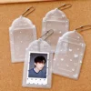 2pc Transparent Cartoon 3inch Card Holder Protect Cover Idol Photocards Cover Sleeves 2