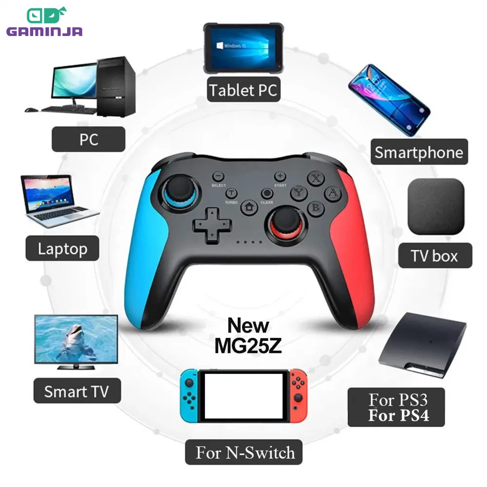 GAMINJA MG25Z Wireless Controller Bluetooth Gamepad For