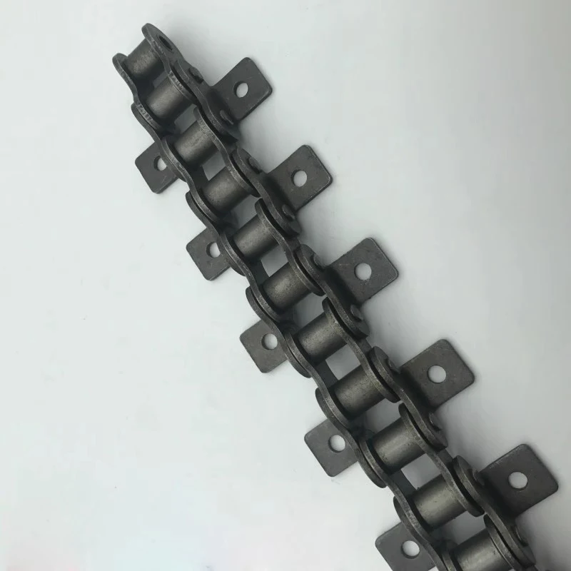 1.5M Length 06B 08B 10A 12A Single Double Hole Drive Roller Chain Machine Transmission Conveyor Chain With Wings