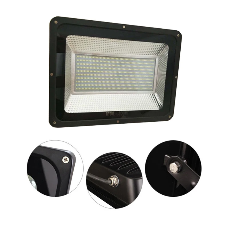 LED 투광등 30W 50W 200W 400W 600W AC 220V 야외 스포트라이트 투광 조명 IP66 방수 정원 벽 세척 램프 반사경
