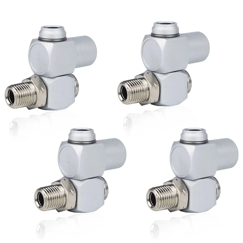 

NEW-Pneumatic Fitting 360 Degree Swivel Air Hose Connector Industrial Swivel Portable Air Tool Adapter Swivel Fitting