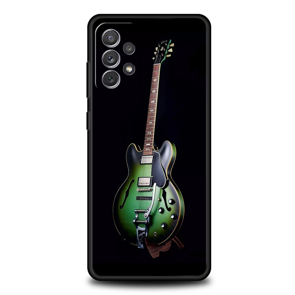 Gitarre Musik Kunst Handyhülle für Samsung Galaxy A14 A54 A34 A51 A71 A72 A73 A32 A52 A52S A01 A11 A21S A31 A41 5G Soft Shell Capas – Detail 7