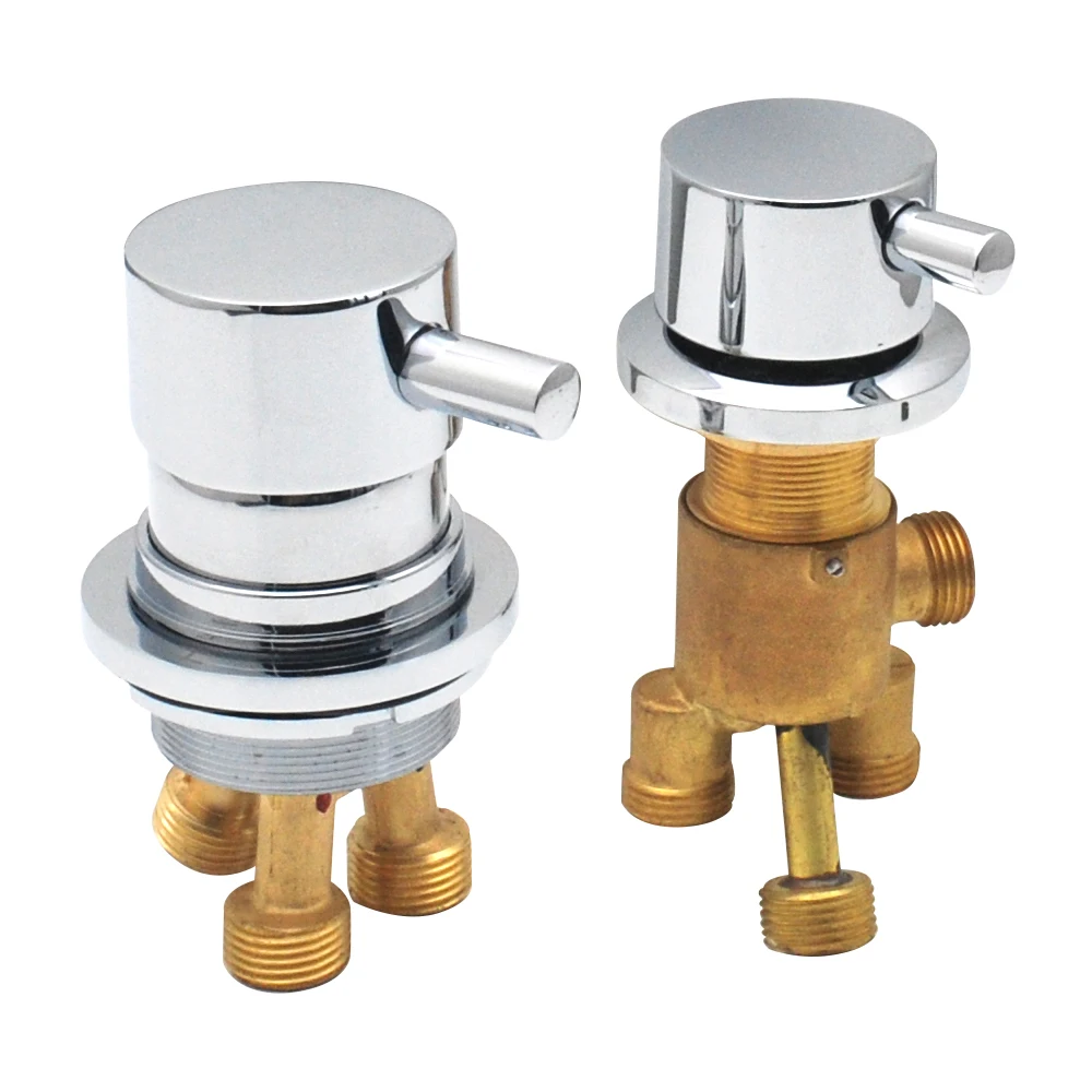 Cold and Hot Water Brass Mixing Valve Tap Bathtub Faucet Mixer For Bath